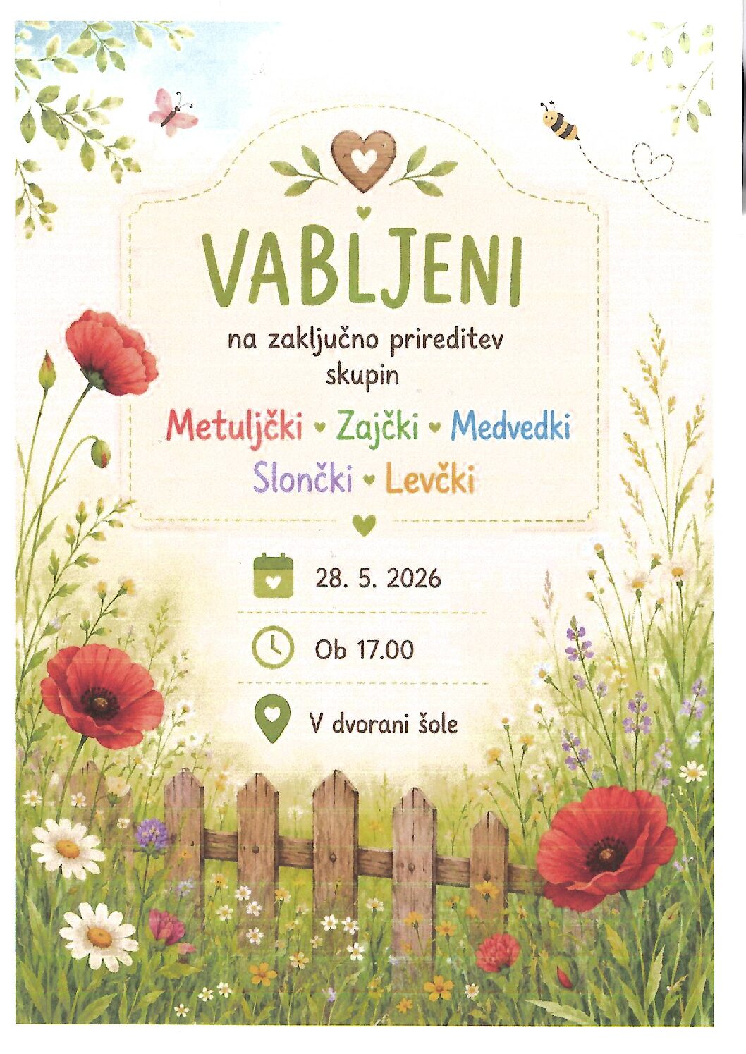 Vabilo zaklj. srečanje II. obd.